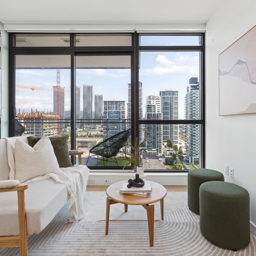 Luxury 1 Bed Condo | Brentwood Park | A/C • Views • Parking - Photo 1