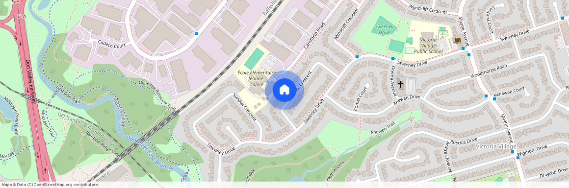 Bsmt 22 Daleside Crescent, Victoria Village, Toronto, M4A 2H6