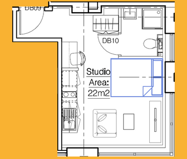 Studio to rent - Photo 6