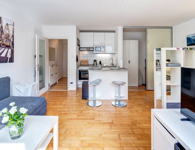 City apartment: sunny, modern, quiet backyard location - Photo 1