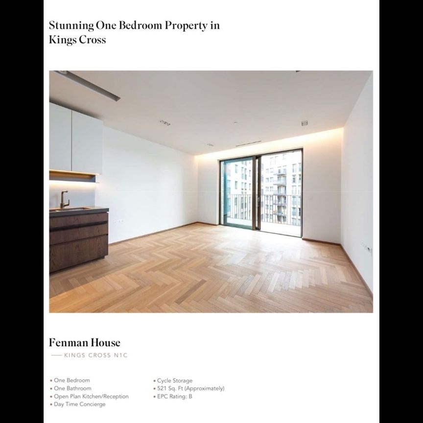 1 Bed Flat, Fenman House, N1C - Photo 1
