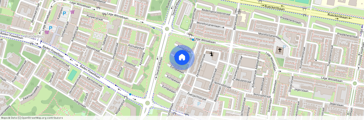 Jagersbuurt West, 5042 ZE, Europalaan, Tilburg