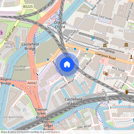 Vista River Gardens, Trinity Island, Water St, Manchester M3