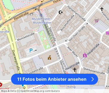Feines Apartment, Innenstadt, 41 m², Renovierung in Planung. - Foto 1
