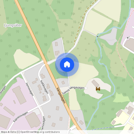 Gamla Vängavägen, Fristad