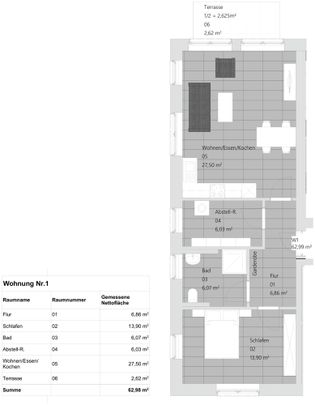 Neubauwohnung mit 2 Zimmern und Terrasse - Foto 1