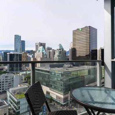 Views! FURNISHED 1 Bedroom Apartment with Den in Downtown Vancouver - Photo 1