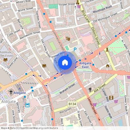 Whitechapel High Street, Whitechapel, London, E1