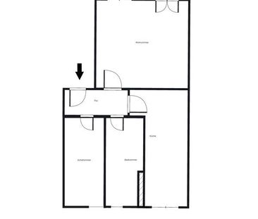 schön geschnittene 1,5-Zimmer-Wohnung in Borsigwalde - Foto 1