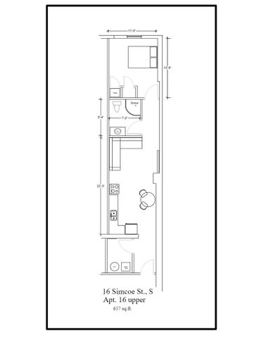 For Lease - 16 Simcoe Street Unit# Upper, Oshawa, Ontario - Photo 2
