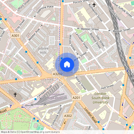 Delphini Apartments, 10 St Georges Circus, Blackfriars, London, SE1