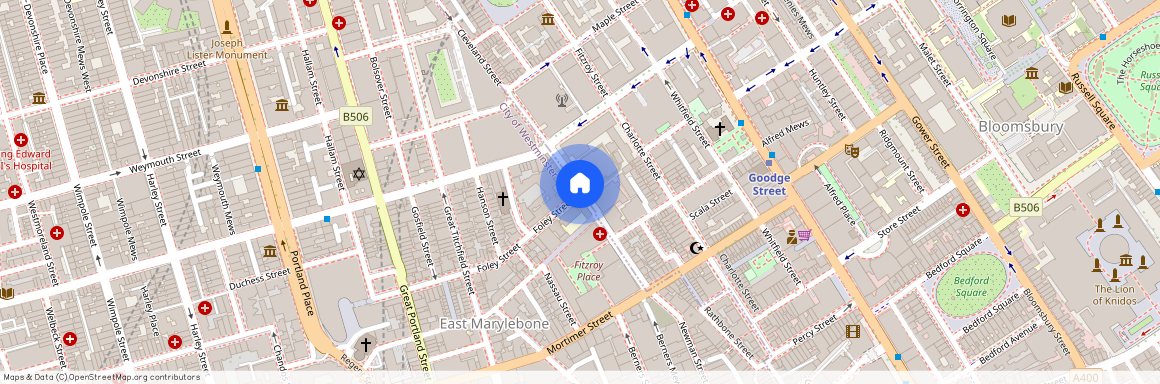 Cleveland Street, Fitzrovia, W1T