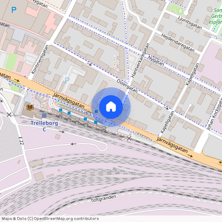 Trelleborg, Skåne, Järnvägsgatan 17 B