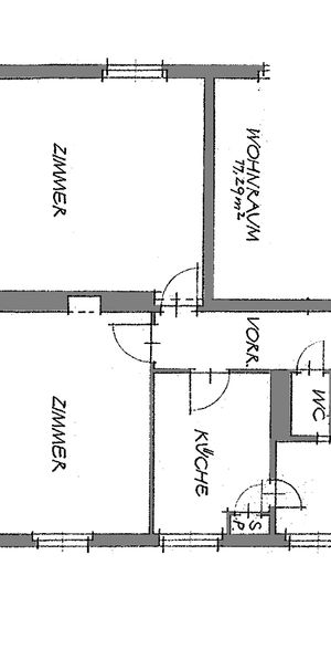 Gut aufgeteilte 2-Zimmer-Wohnung im Obergeschoss - Foto 1