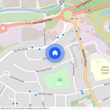 Gloucester Road, Blackburn, BB1