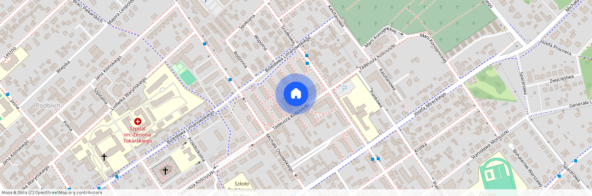 ul. Tadeusza Kościuszki, Żyrardów, żyrardowski, mazowieckie