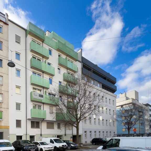 MIete: 2-Zimmer Wohnung im 6. Liftgeschoss mit zwei Balkonen: Komplett möbliert und bezugsfertig | 1100 Wien - Photo 1