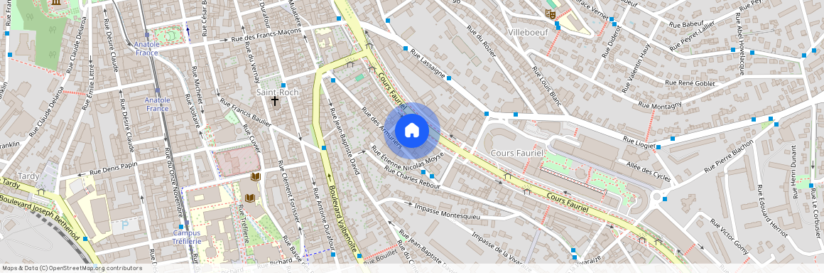 128 COURS FAURIEL, Loire (42), 42100, Saint-Étienne