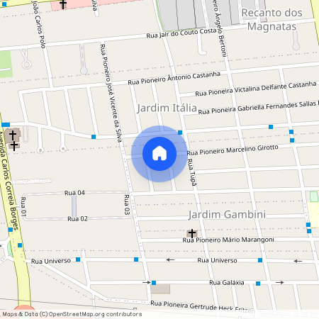 Rua Pioneiro Marcelino Girotto, 1249, Maringá, Maringá - PR, 87060-655, Brazil