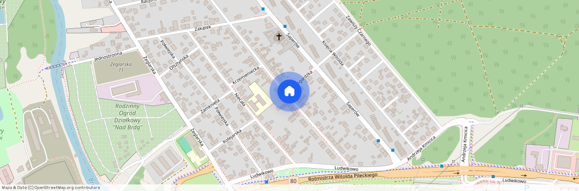 ul. Średnia, Jachcice, Bydgoszcz, kujawsko-pomorskie