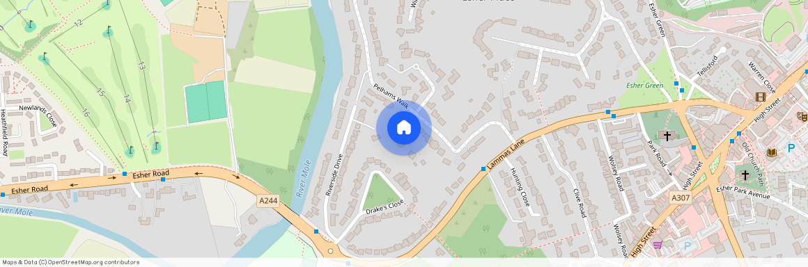 Wayneflete Tower, Pelhams Walk, Esher, KT10 8QB, United Kingdom, Elmbridge