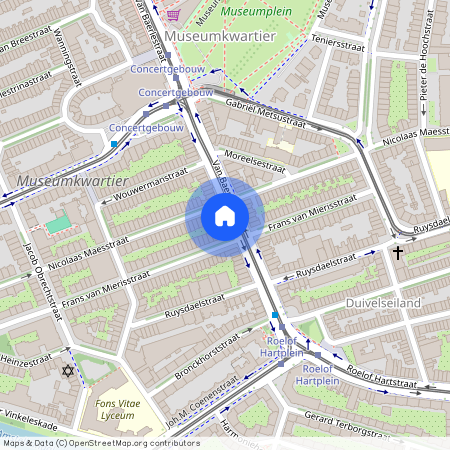 Van Baerlestraat 142-2, Hondecoeterbuurt, 1071BE, Amsterdam
