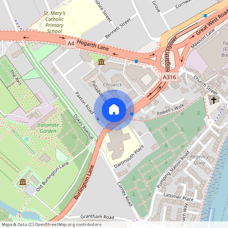 Palladian Gardens, Chiswick, London, W4