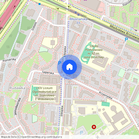 ul. Przasnyska, Sady Żoliborskie, Żoliborz, Warszawa, mazowieckie