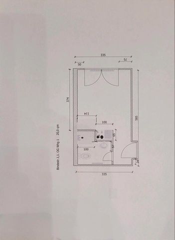 Kleines Einzimmerappartement im östlichen Ringgebiet, uninah - Photo 4