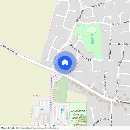 Granville Gardens, Mildenhall