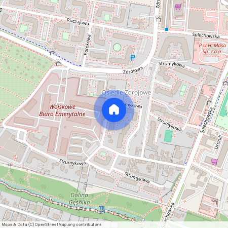 ul. Strumykowa, Osiedle Zdrojowe, Centrum, Zielona Góra, lubuskie