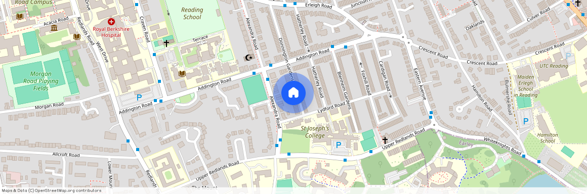 Donnington Gardens, Reading, RG1