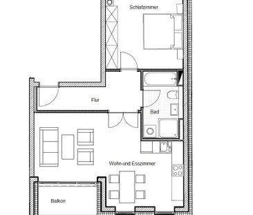 Zweitbezug **Moderne 2-Zimmer-Wohnung mit Balkon in Gohlis-Süd** - Photo 6