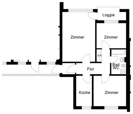 Senioren-Wohnung mit Balkon zu vermieten! WBS erforderlich! - Photo 2