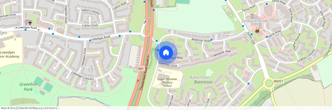 Batemoor Walk, Sheffield, South Yorkshire, S8