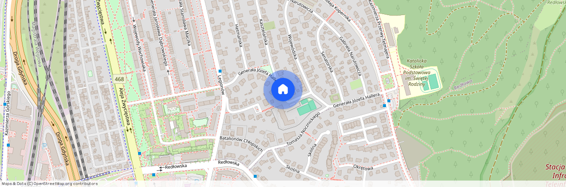 ul. gen. Józefa Hallera, Wzgórze Św. Maksymiliana, Gdynia, pomorskie