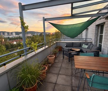 Fixed-term sublet until end of June 2028: Penthouse on the Limmat with panoramic view - Foto 4
