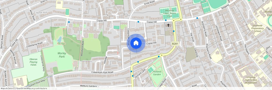 Chambers Park Hill, Copse Hill, London, SW20