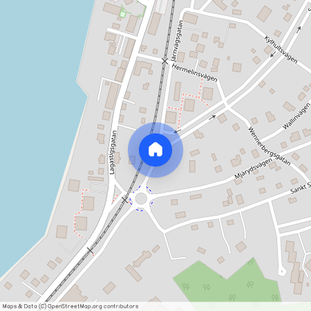 Järnvägsgatan, Strömsnäsbruk