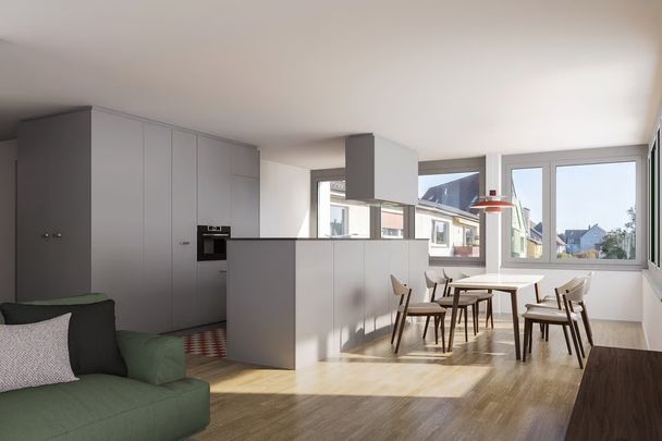 3.5 Zimmer, 88 m², 4. Stock - Photo 1