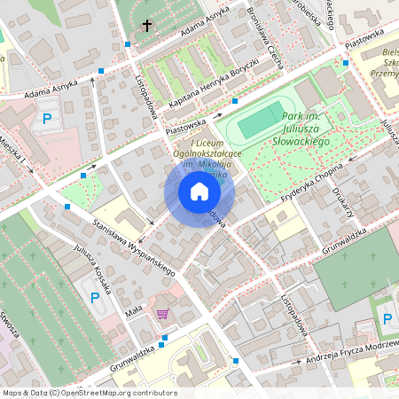 ul. Listopadowa, Górne Przedmieście, Bielsko-Biała, śląskie
