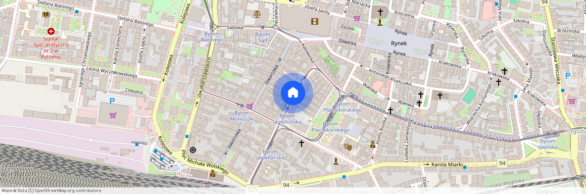 ul. Jagiellońska, Śródmieście, Bytom, śląskie