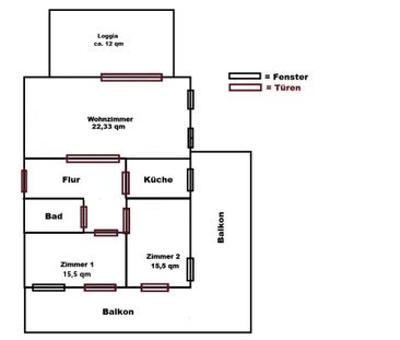 3 Zimmer Wohnung 74qm in Buckow zur Untermiete - Photo 6