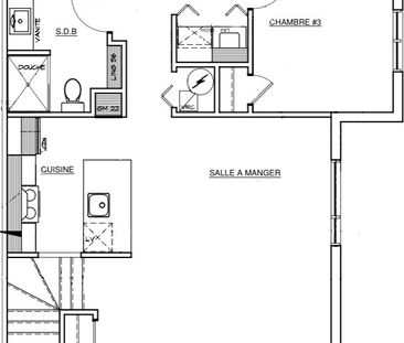 5 1/2 à Louer Avec Espace Bureau - Photo 3