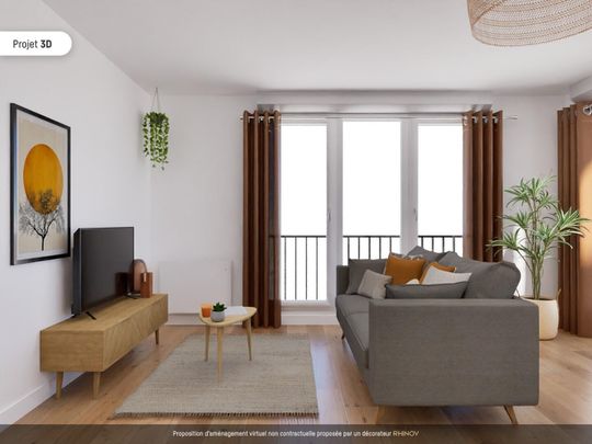 location Appartement T3 DE 61.5m² À BOBIGNY - Photo 1