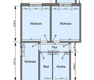 3 Zimmer Mietwohnung in Senftenberg helle und freundliche Wohnung s... - Photo 5