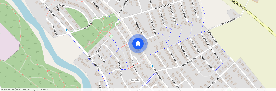 Errarpsvägen, Ängelholm