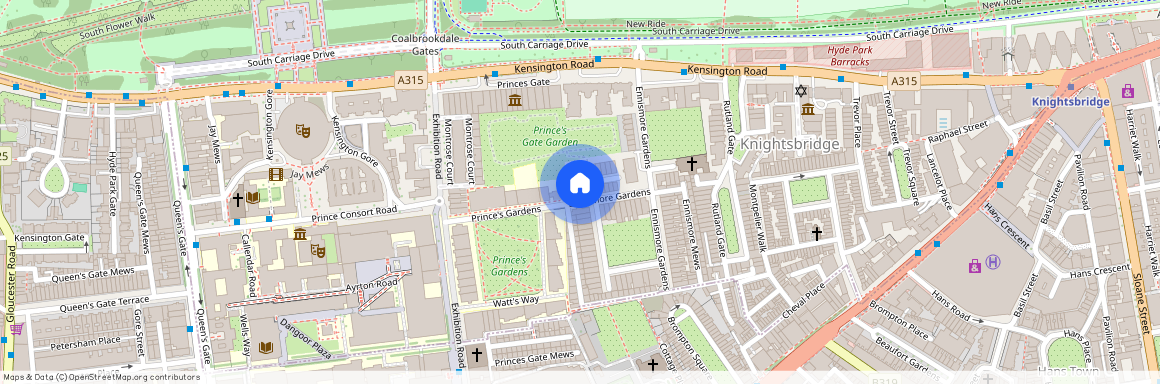 Ennismore Gardens, SW7, London