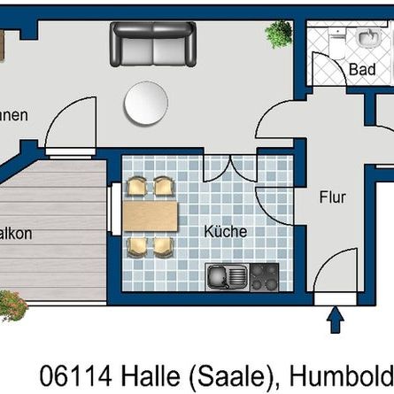 Humboldtstr. 12, 06114 Halle (Saale) OT Paulusviertel - Photo 2