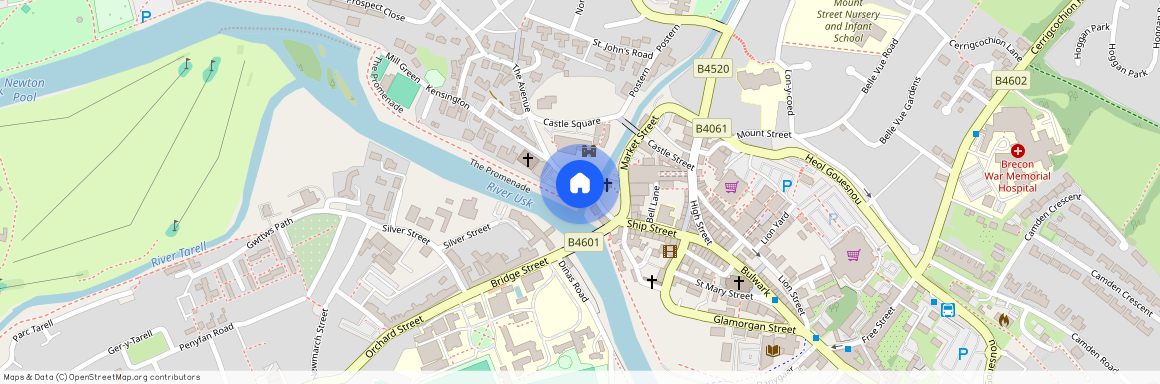 Watergate, Brecon LD3